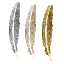 3 шт. держатель наконечника для ногтей Декор бутафорные украшения металлические перья листья Маникюр Салон Сделай Сам дизайн ногтей показ инструменты