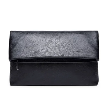 

2020 Latest Fashion men's PU Leather Envelope Bag Casual Clutch Bag Handbag Men Envelope Bag