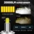 Bullvision Hir2 9012 Led 360 Фары H7 H11 9005 9006 Автомобильная Лампа 20000Lm H8 H9 H1 Ice 8000K HB3 HB4 6000K Противотуманные Фары Moto H4 CSP