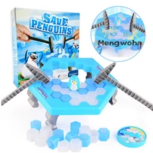 Пингвин Ледяной Детский пазл ледяной блок молоток ловушка Классические Вечерние игрушки пингвин ловушка Интерактивная забавная семейная игра для детей