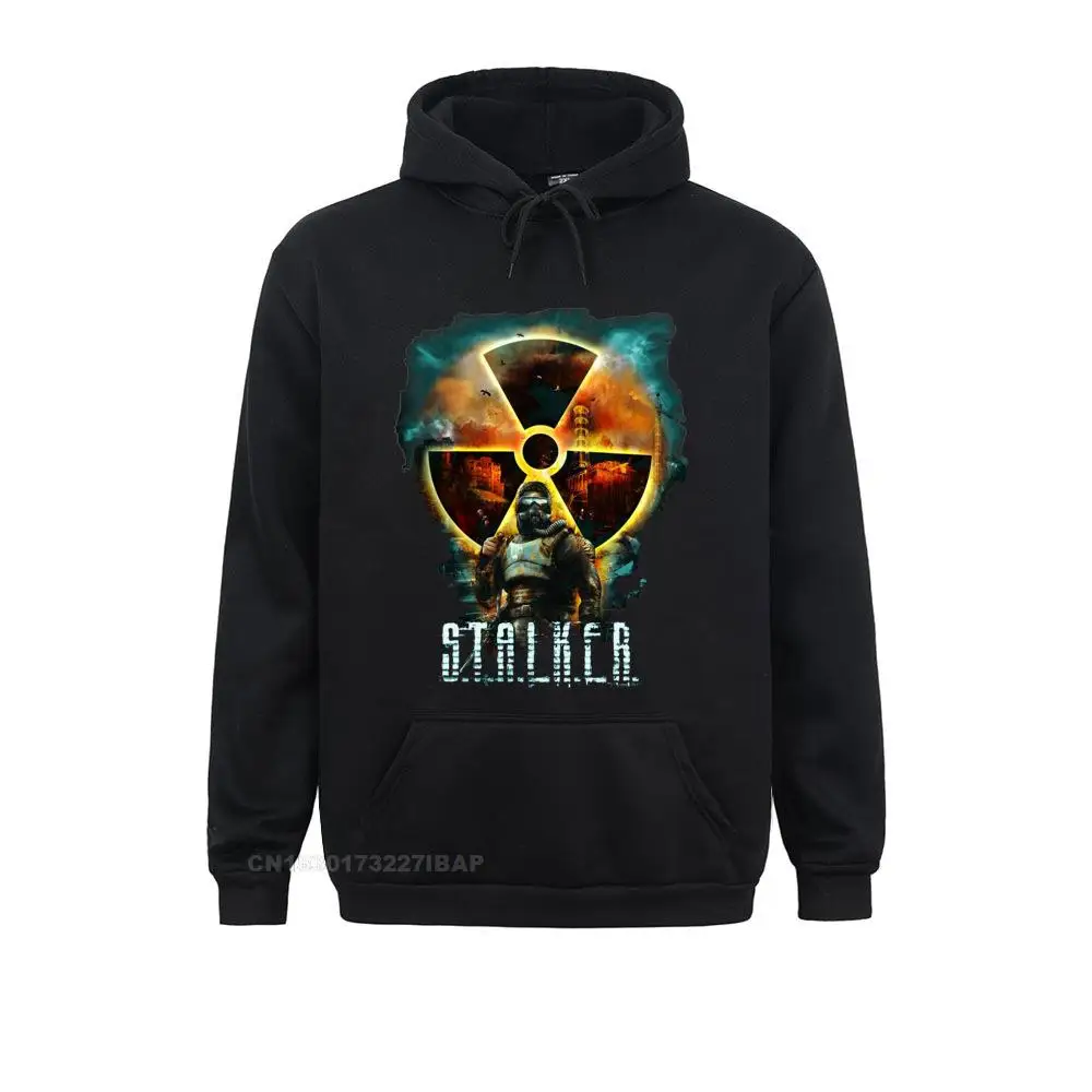 

For Man Stalker Shadow Good Cotton Fall Kawaii Cartoon Design Long Sleeve Clothing Oversized Hooded Pullover Streetwear