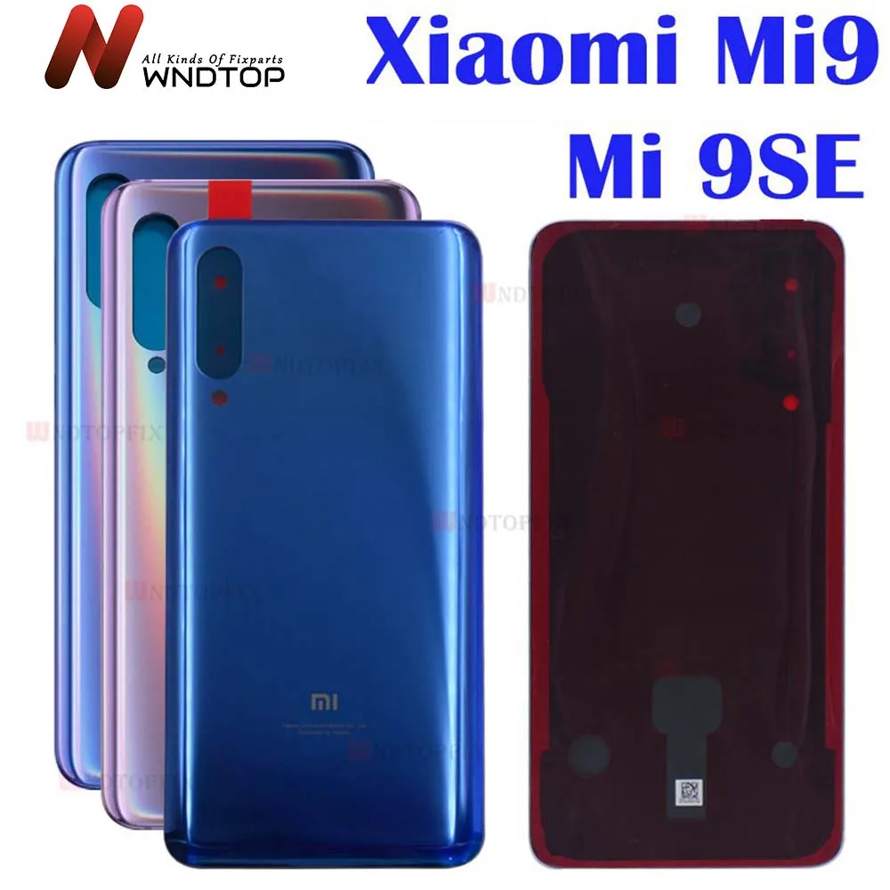 Новинка Крышка батарейного отсека для Xiaomi Mi 9 Mi9 Explore Задняя стеклянная панель