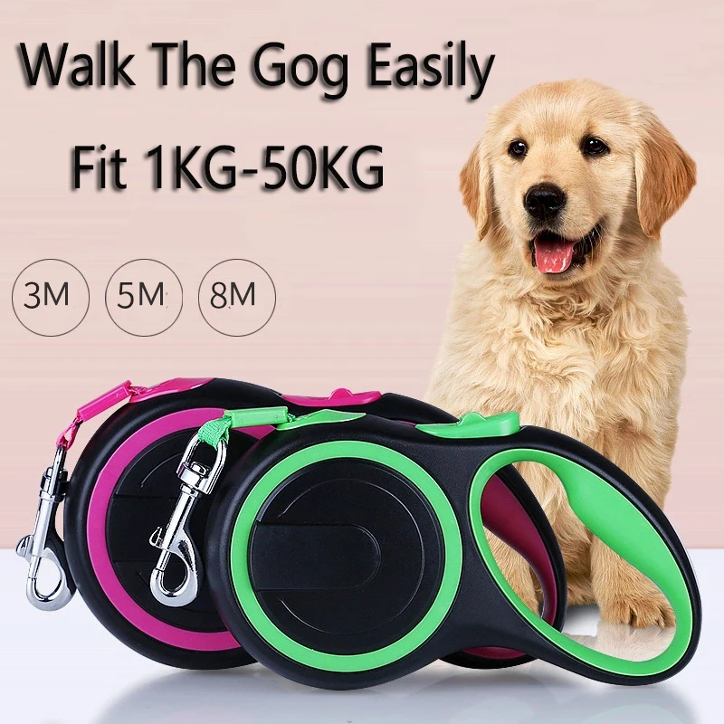

3M/5M/8M Dog Leash for Small Big Dogs Retractable Dog Leash Automatic Flexible Dog Puppy Cat Traction Rope Belt Pet Products