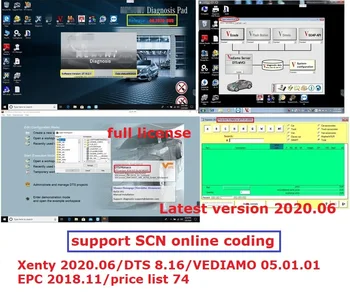 

2020.06 MB Star C4 C5 SD C4 connect full Software Included X-ENTRY/DAS/EPC/WIS/EWA/VEDIAMO/DTS/PL74 support scn online coding