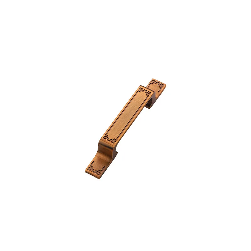 Hole Distance 96mm Европейский Стиль цинковый сплав дверные ручки для ящика шкафа кухонный шкаф ручки бронзовые ручки для мебели аксессуары - Цвет: Hole Distance 96mm