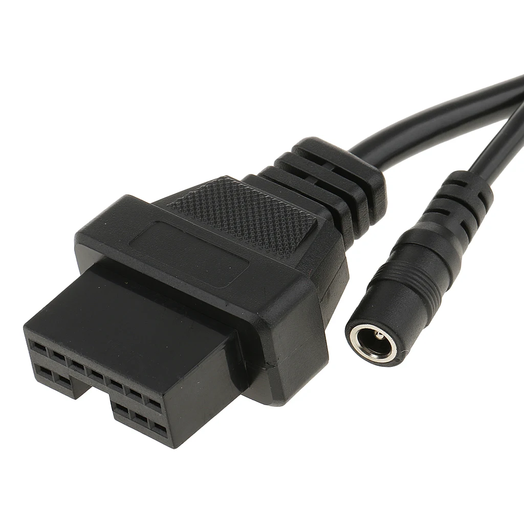 12 Pin OBD1 to 16 Pin OBD2 Diagnostic Adapter Cable for Mitsubishi Hyundai