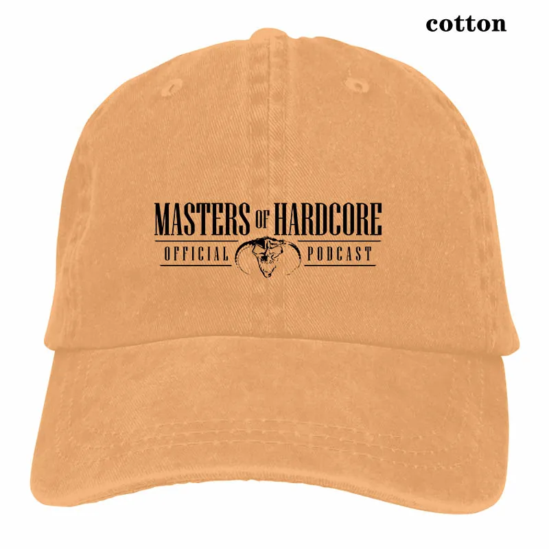 MASTERS OF HARDCORE бейсбольная кепка для мужчин и женщин, Кепка-Дальнобойщик, модная Регулируемая Кепка - Цвет: 3-Natural