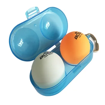 

1PC Plastic Table Tennis Ball Container Box Plastic Key Chain Ping Pong Ball Storage Case Table Tennis Accessories Gift