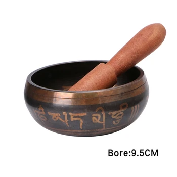 

Buddhism Tibetan Singing Bowl Hand Hammered Yoga Copper Chakra Meditation Gift