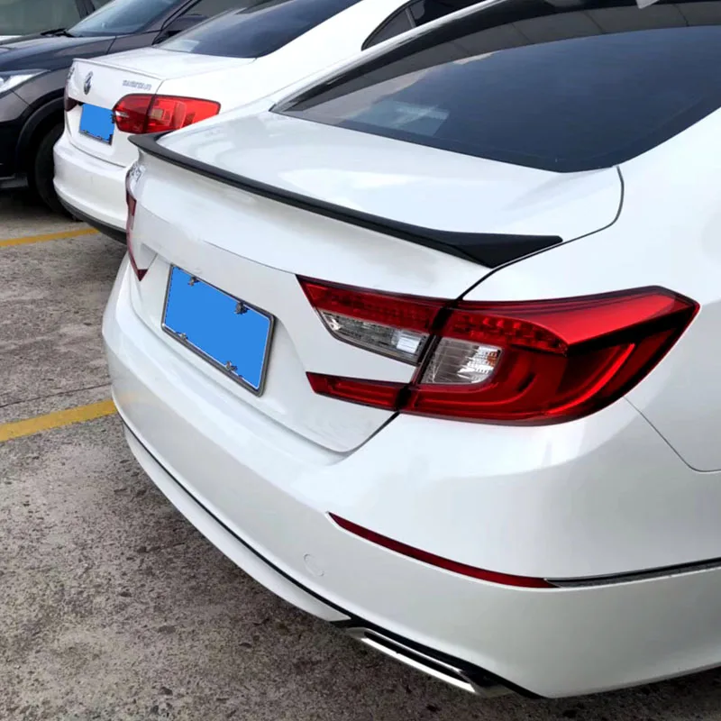 Для Honda Accord ABS пластик грунтовка Цвет Внешний задний спойлер хвост багажник загрузки крыло украшение автомобиля Стайлинг