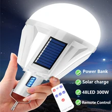 

20000LM LED Solar Camping Light Remote Control Wall Lamp Waterproof Night Garden Lantern