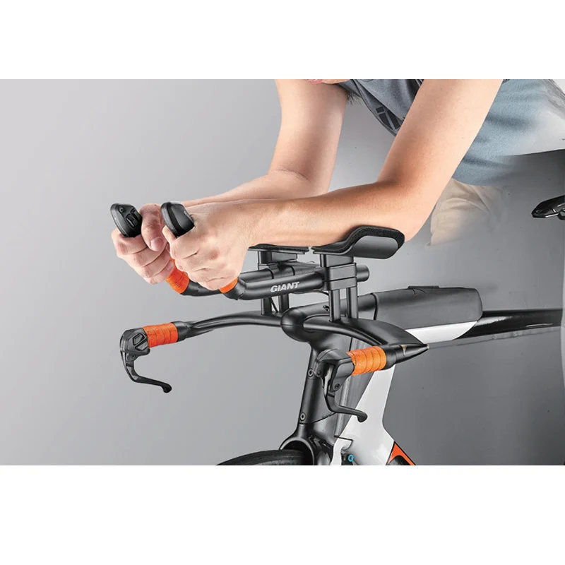 

Alloy TT Handlebar Spacer Extender For GIANT New Trinity Road Bike 10 15 Degrees Aerobars Stack Height Stackers