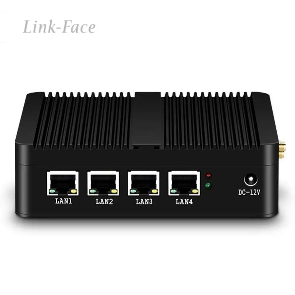 Link Face Industrial Mini PC Intel WG82583 Industrial Box PC RJ45 2 0GHZx4 Windows Linux Mini 1