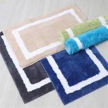 50x80 см Гостиная Спальня Коврик противоскользящий мягкий ковер современный коврик Глубокий серый