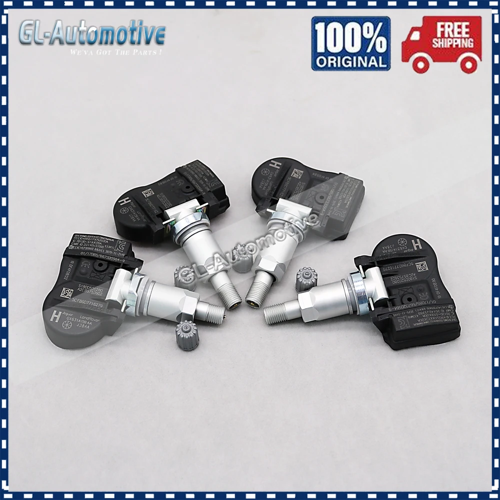Set Of (4) Tpms Lr070840 Tire Pressure Sensor For Land Rover Defender