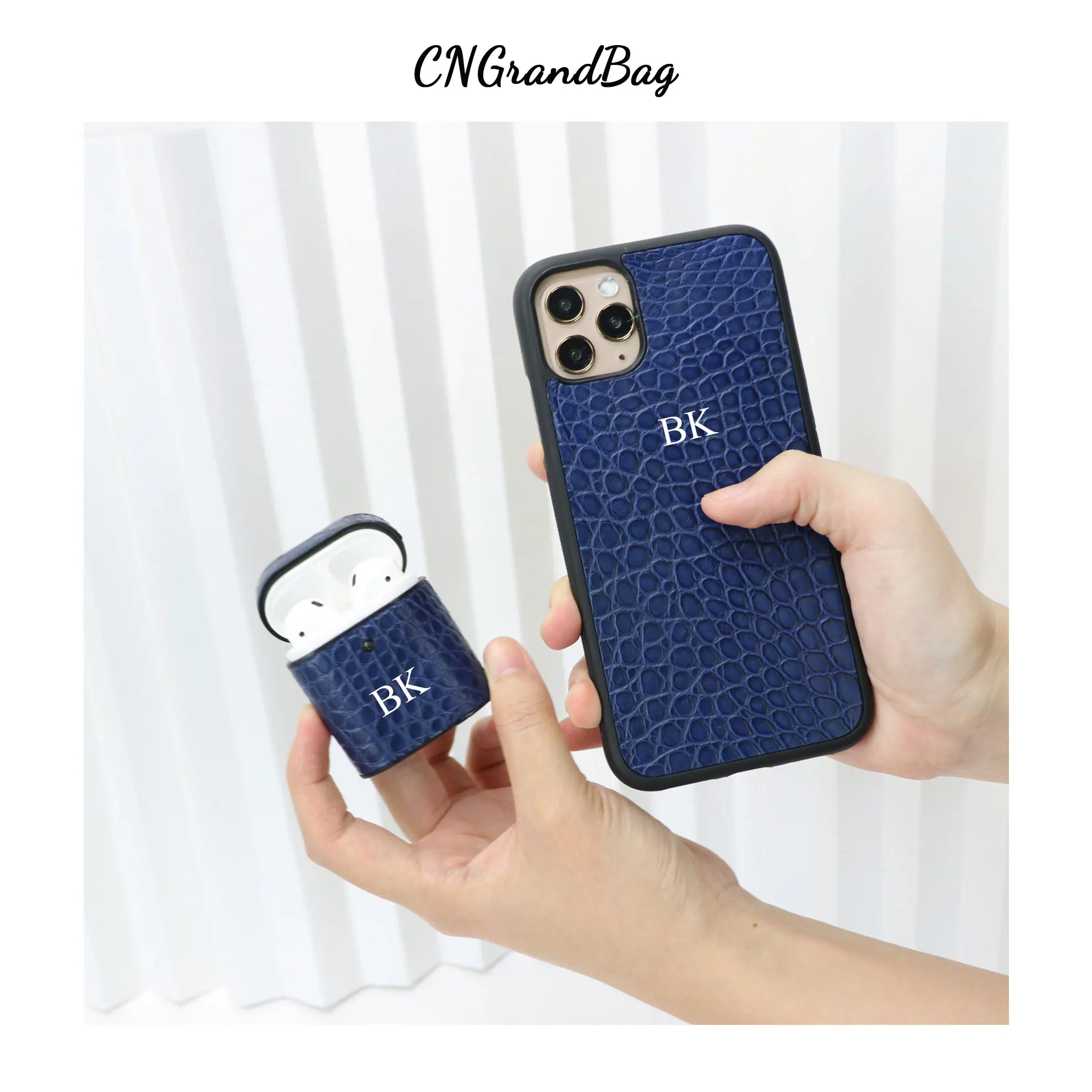 Free Shipping Custom Crocodile Leather Phone Case For iPhone 11 12 13 Pro Max XS MAX XR Protective Cover