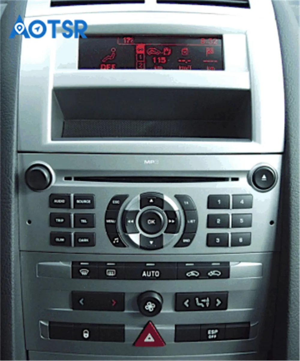 Best AOTSR 7" HD Android 9.0 Car GPS Stereo For Peugeot 407 Auto Radio FM RDS DVD WiFi Navigation BT Audio Video Multimedia CAR VIDEO 18