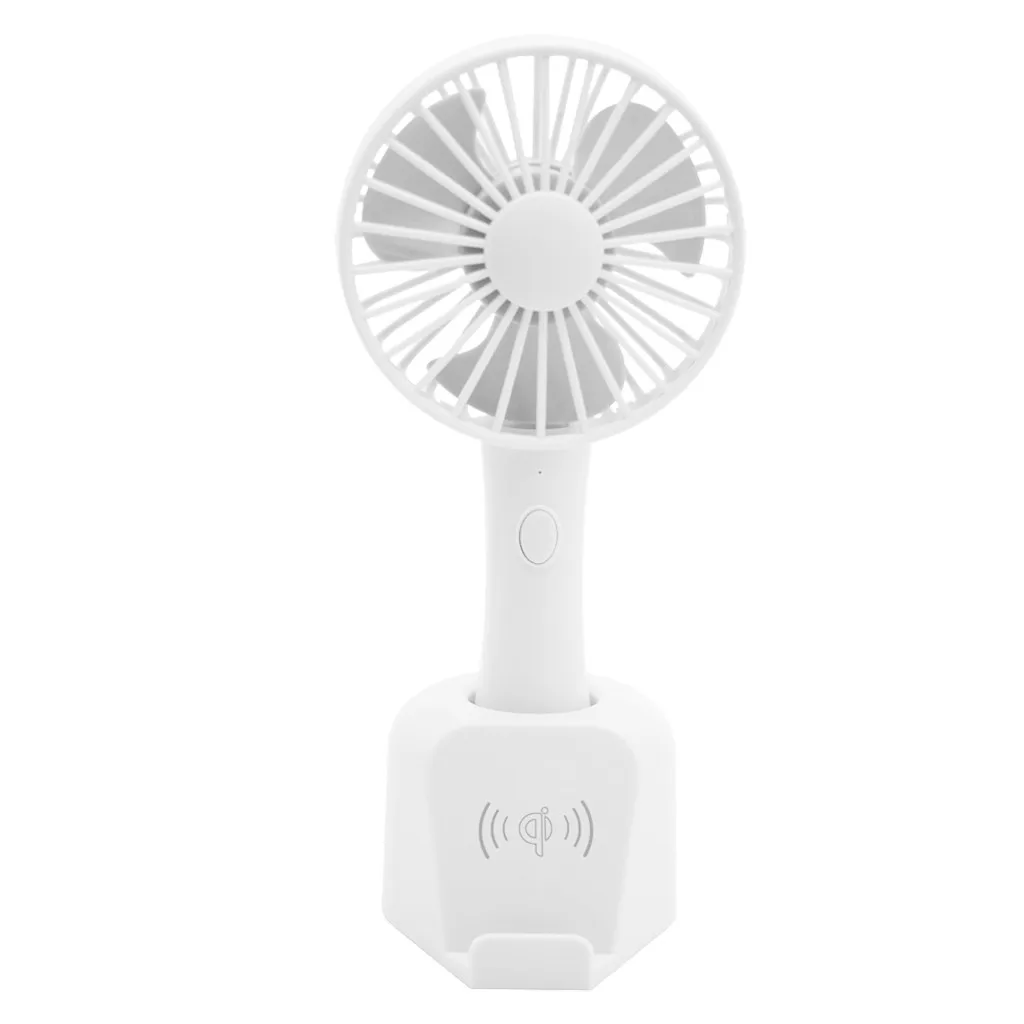 Personal Wireless charging of mobile phone Table Cooling Small Low Noise Portable Mini Handheld Fan Summer Cool | Дом и сад