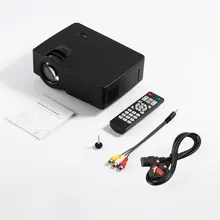 E08 ЖК-проектор с тем же экраном для домашнего кинотеатра, портативные проекторы HDMI/USB/AV/TF/VGA 1000:1 30-120 дюймов 50 Вт