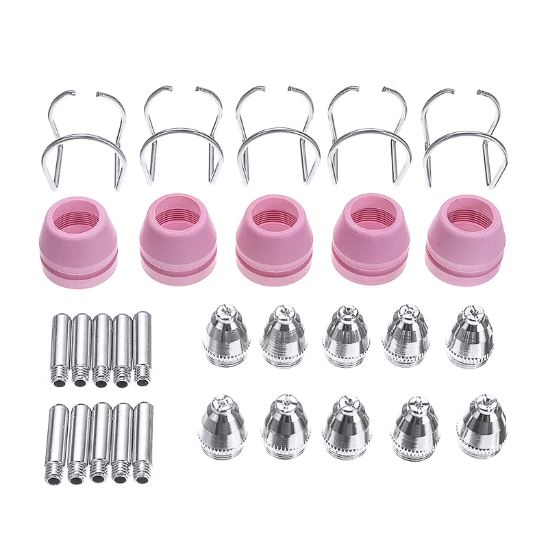 Kit 90 Pezzi Consumabili Taglierina Al Plasma - Ugelli, Elettrodi, Tazze E Collet Per Torce Di Taglio - Foto 13