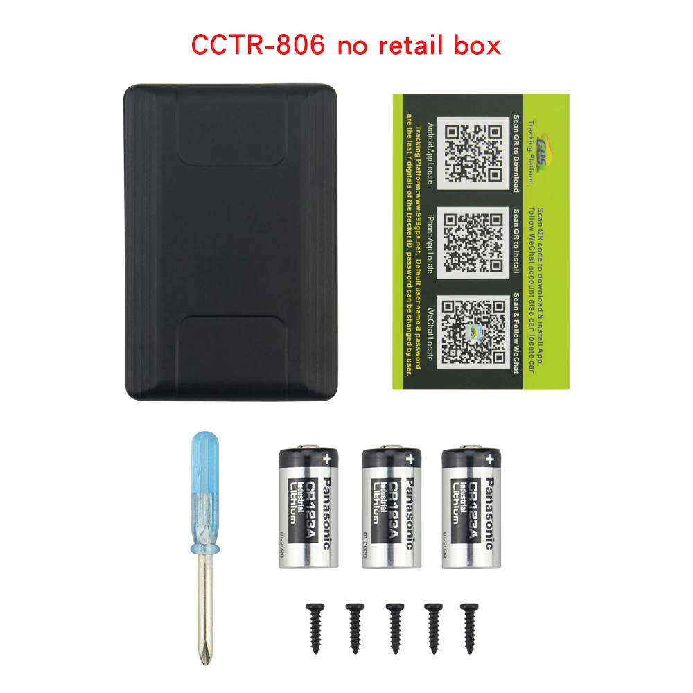 CCTR-806 Автомобильный gps трекер Водонепроницаемый gps локатор дополнительный Магнит крышка легко установить с длительным временем ожидания 4500 мАч бесплатное приложение - Цвет: No box
