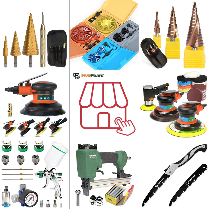 FivePears Step Drill Bit And Drill Bit-Milling Cutter 6Pcs/Set.Countersink For Metal/Wood，Drill For Metal Cone 32MM,Stage Light