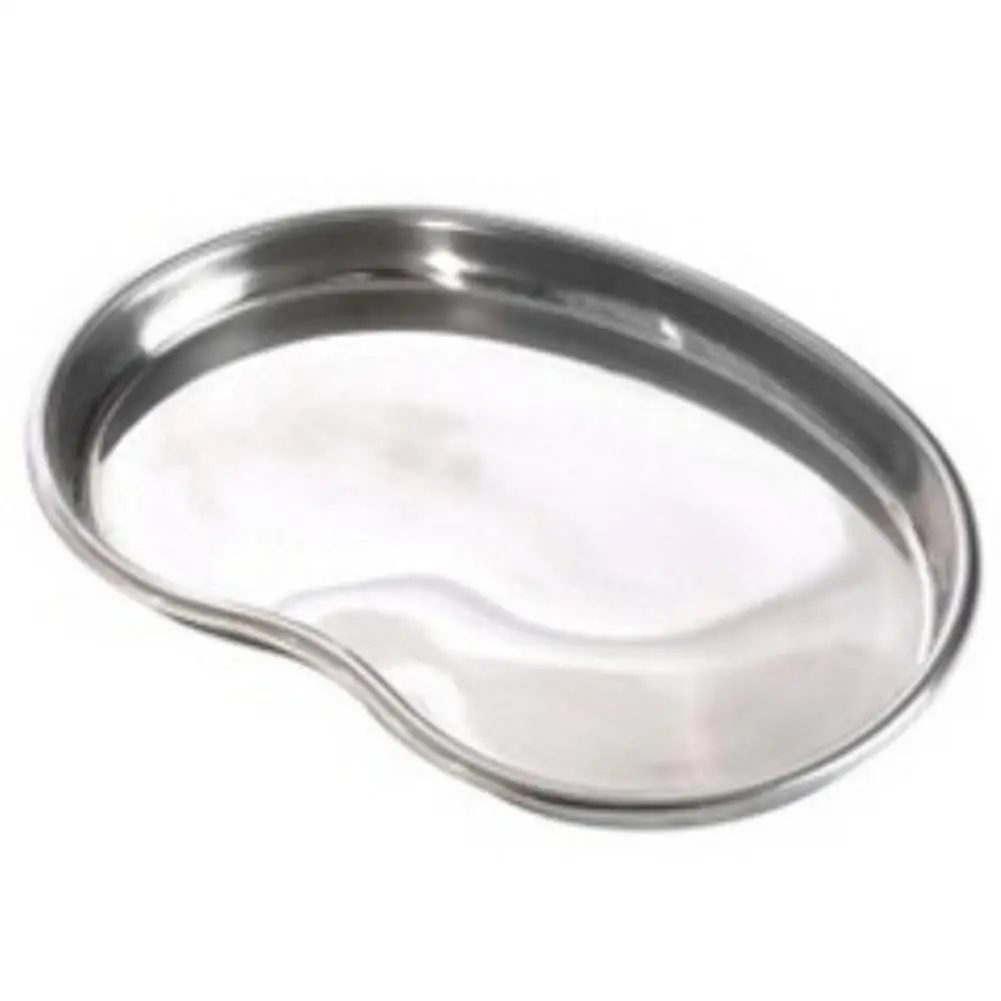 

1pc 18 * 11 * 2cm Small Stainless Steel Curved Tray Smooth Hygienic Medical Dental Surgical Use