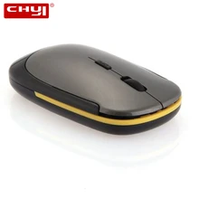 CHYI Беспроводная Usb компьютерная мышь эргономичная 2,4 ГГц портативная тонкая 3d оптическая мышь 800-1200-1600 dpi ультра тонкая мышь для ПК ноутбука