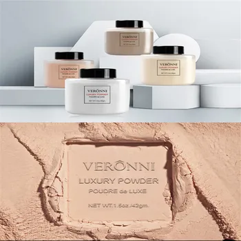 

Face Powder Cosmetics Foundation Makeup Natural Oil-control Concealer Brighten Anti-oxidant Lasting 4 Colors Banana Loose Powder