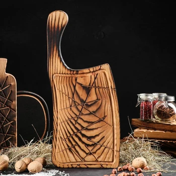 

Chopping board, for serving "Strong", 45x20 cm, solid ash