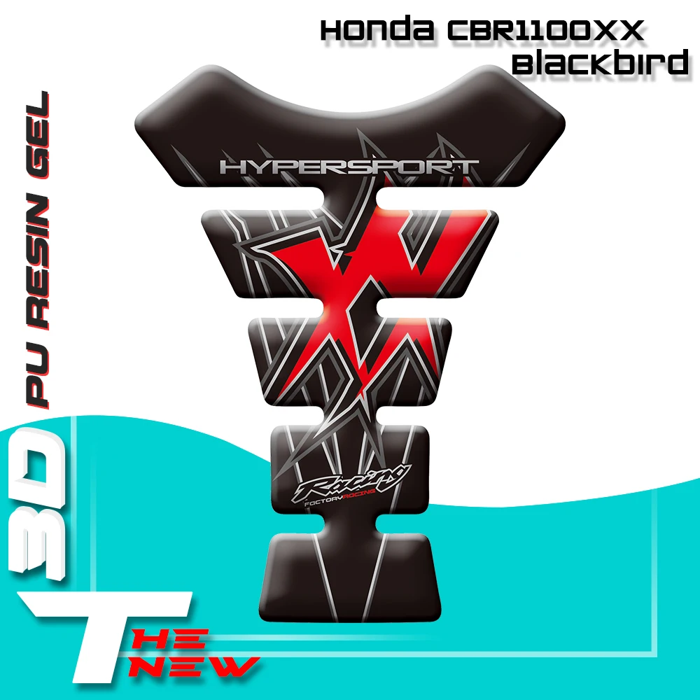 Motorcycle Tank Sticker Decals Pad Fish Bone For Honda CBR1100XX Blackbird 1996 - 07 97 98 99 10 01 02 03 04 05 06 | Автомобили и