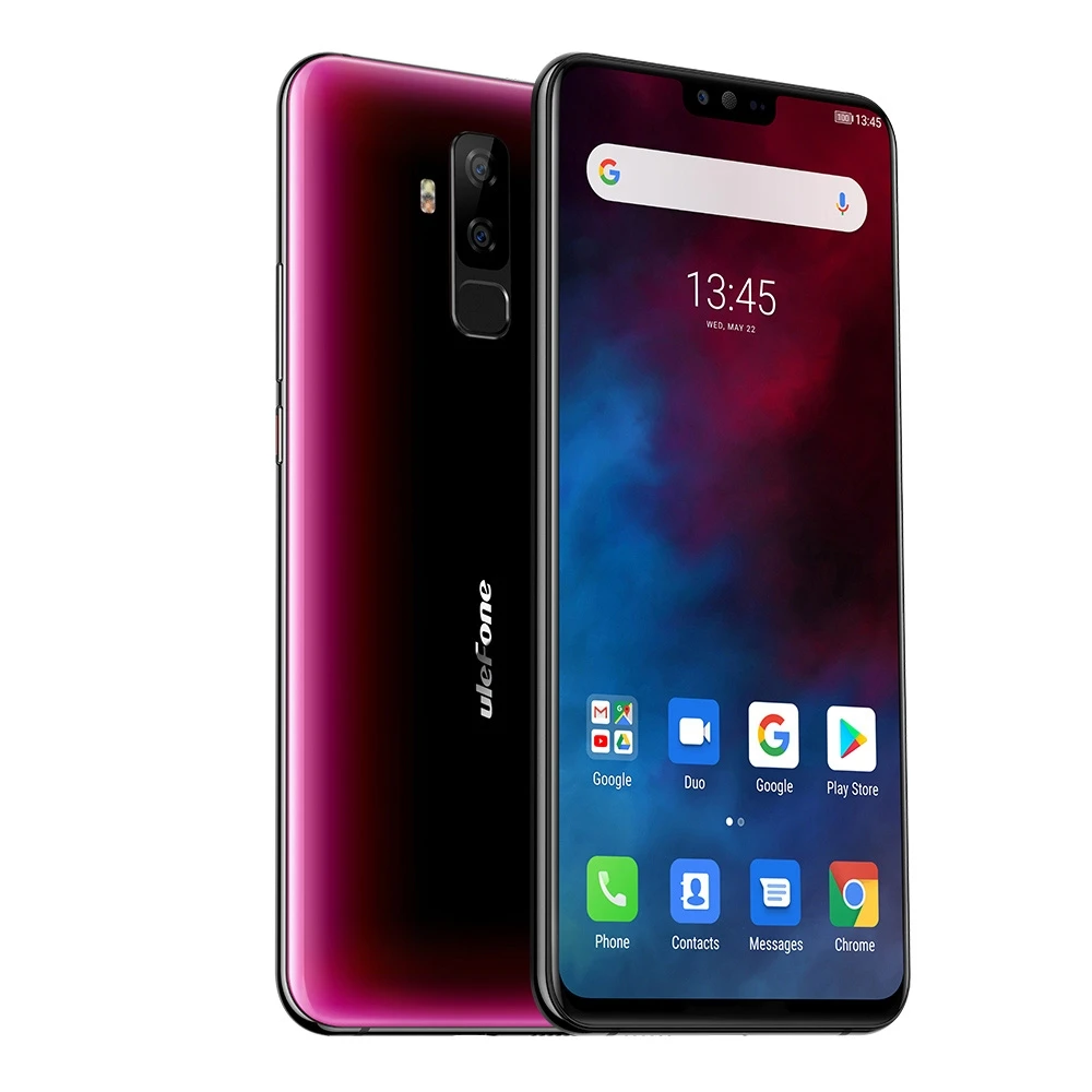 Ulefone T2 Android 9,0 мобильный телефон 6," FHD+ экран MT6771T Helio P70 Восьмиядерный 6 ГБ+ 128 Гб NFC Лицо ID беспроводной зарядки смартфона