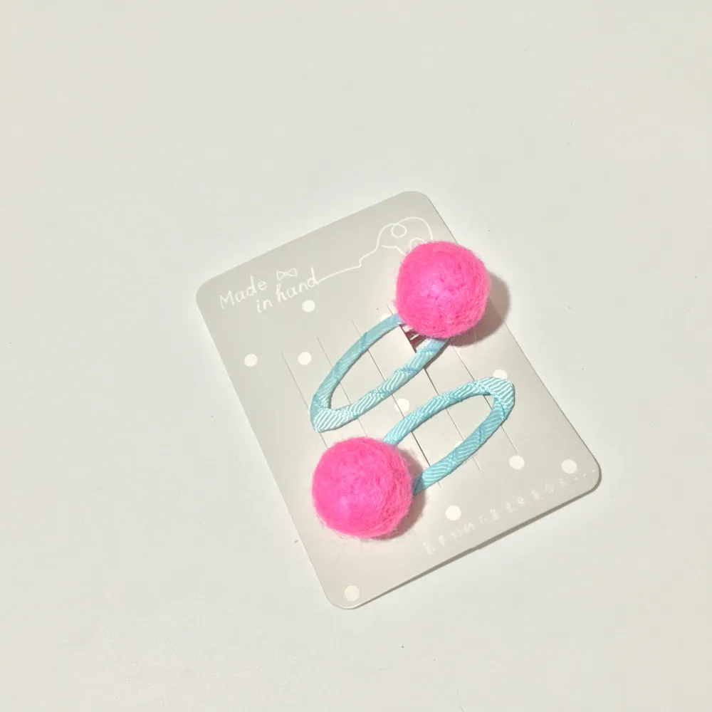 2Pcs Kids Infant Hairpin Baby Girl Hair Clips Girls Candy Colors Princess Hair Clip Set Infantil Girl Headwear Baby 