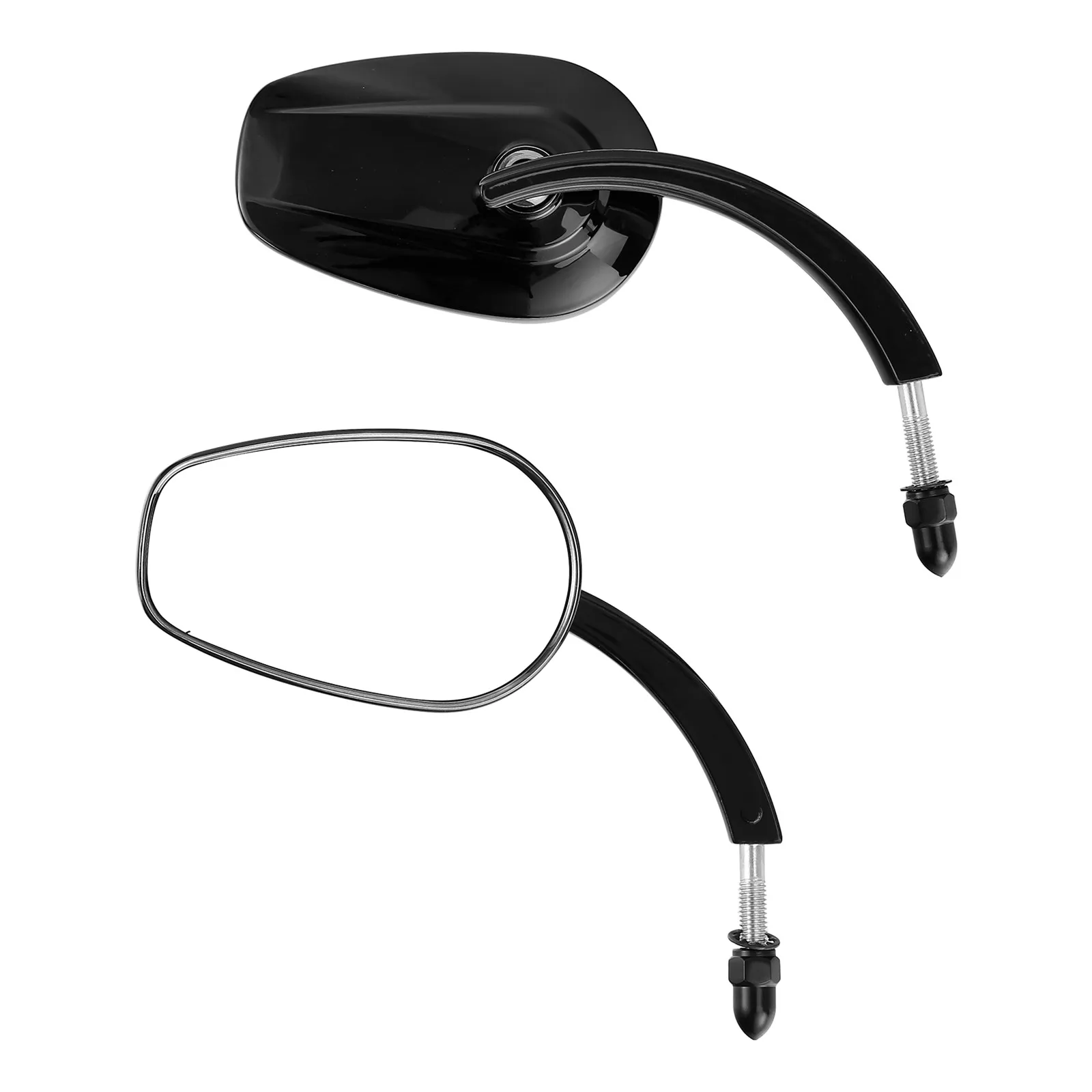 Specchio Da 8Mm Per Harley Touring Street Glide Flhx 2006-2017 Softail Fat Boy Bob Street 500 750 2016-2017 Moto