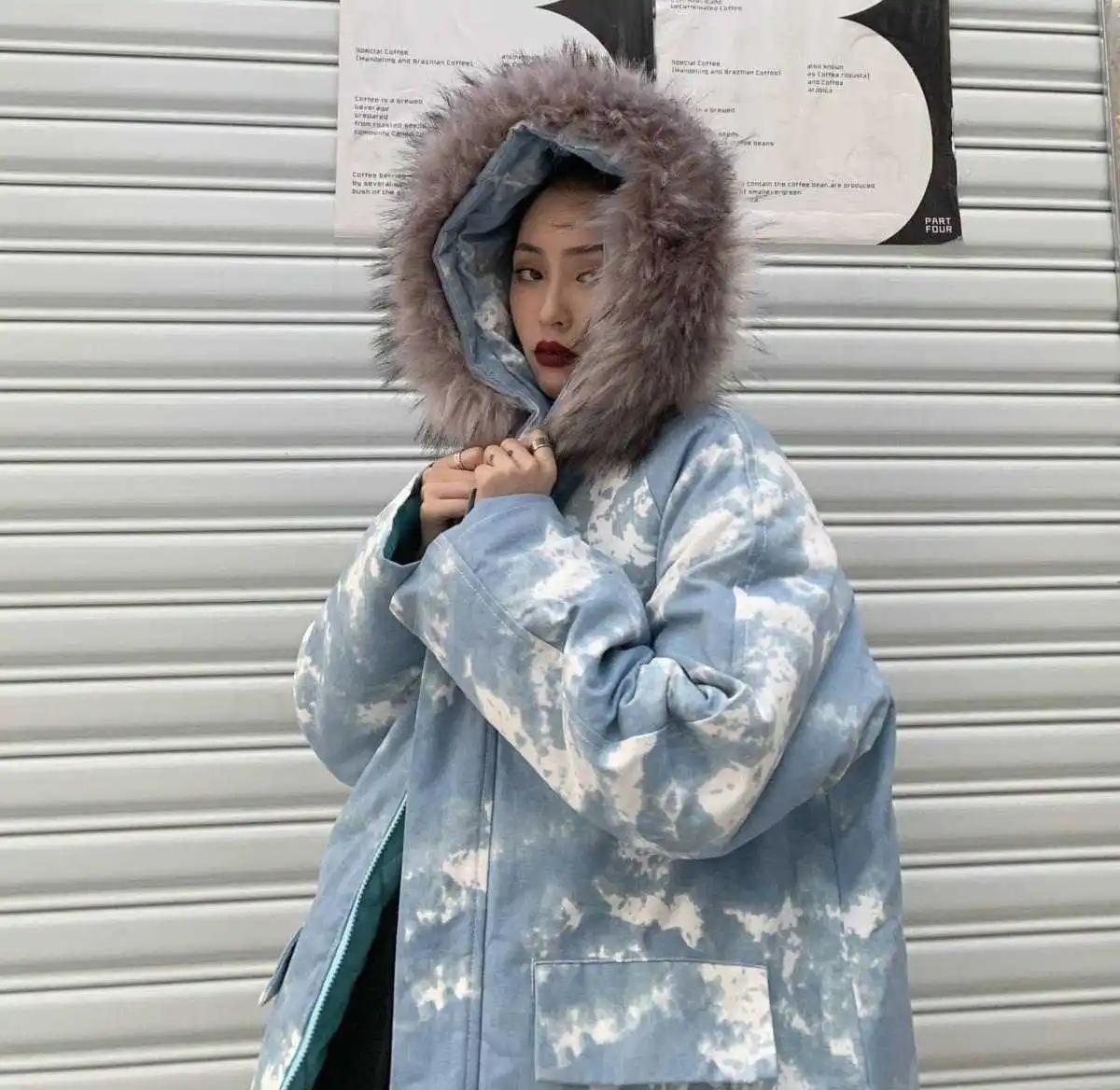 Белла философия Зимние Пальто Harajuku для женщин свободные с капюшоном карман толстые парки на молнии камуфляж теплый chaqueta корейский ins mujer