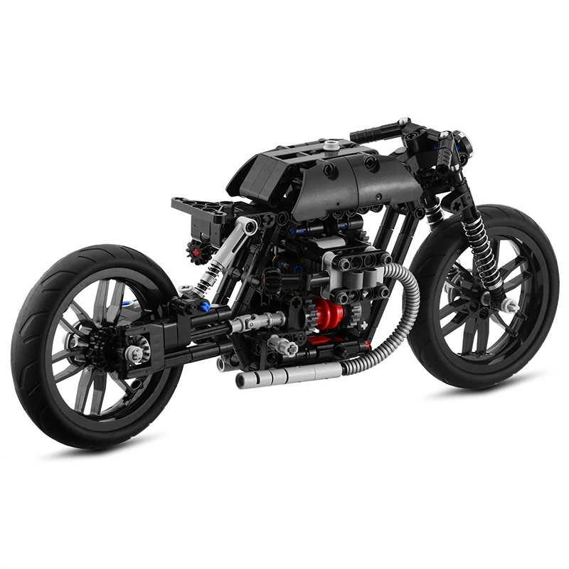 

Moto Bike 21468-Bobber Cross Building Blocks Technic Motorcycle Model Creative Educational DIY Bricks Kid Toys