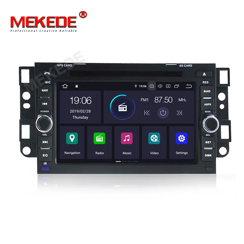 MEKEDE Android 9,0 4+ 64G автомобильный DVD плеер gps навигация для seat leon gps Навигация стерео Авто головное устройство