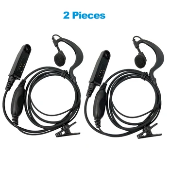 

2 Earphone Earpiece Headset Mic for Baofeng UV-9R Plus BF-9700 BF-A58 GT-3WP UV-5S UV-XR Walkie Talkie Two Way Radio Accessories