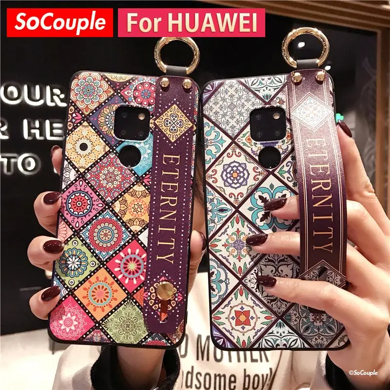 SoCouple Stylish Wrist Strap Phone Holder Case