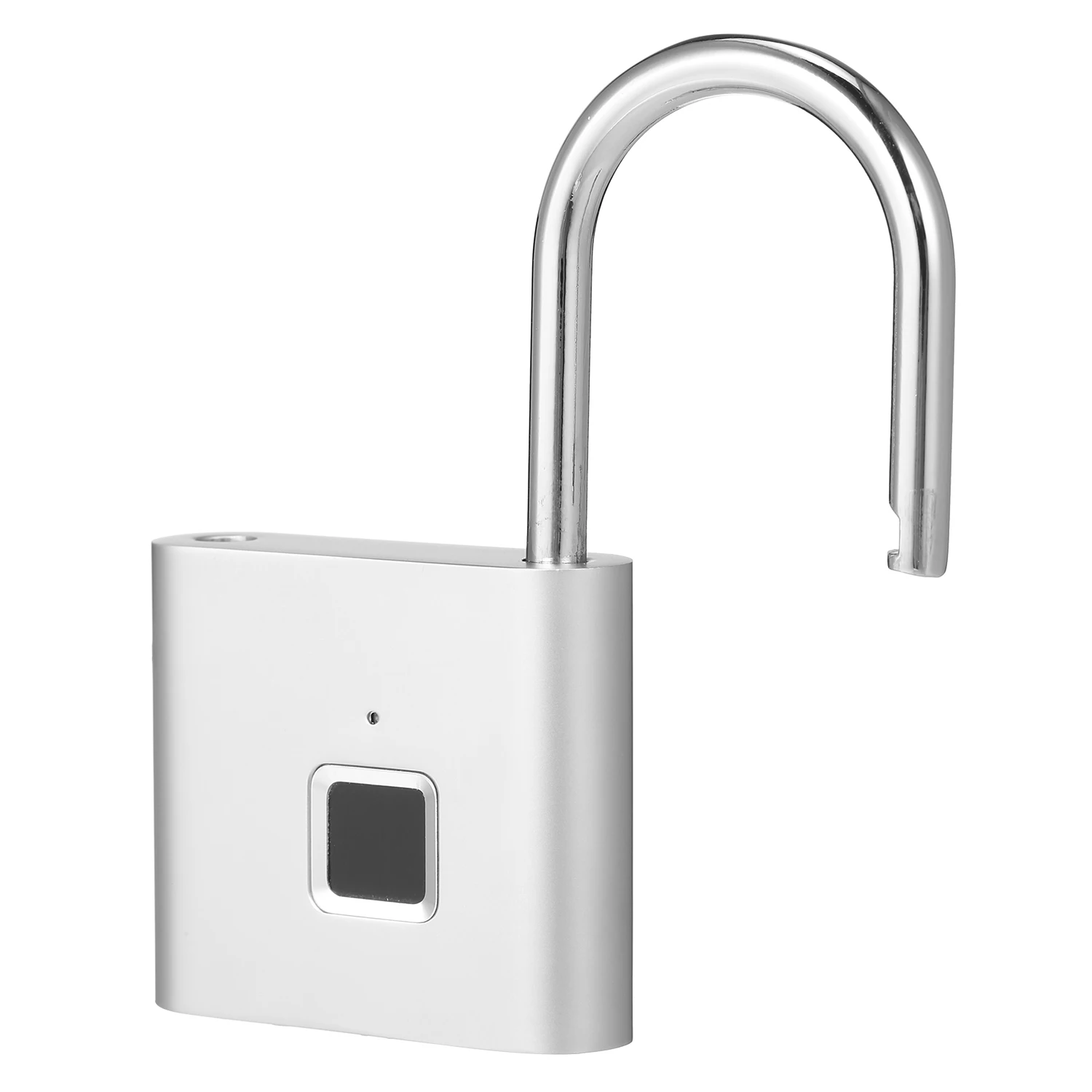 Умный Замок с защитой от отпечатков пальцев, USB Перезаряжаемый IP65 Водонепроницаемый замок без приложения, для помещений и улицы, для шкафчиков, сумок, чемоданов