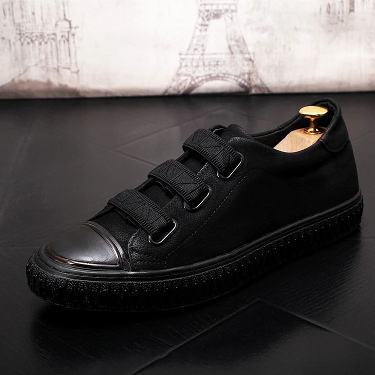 Новинка; дизайнерская мужская обувь высокого качества; Цвет Черный; удобная повседневная обувь в британском стиле; трендовая Мужская обувь для отдыха; Chaussure