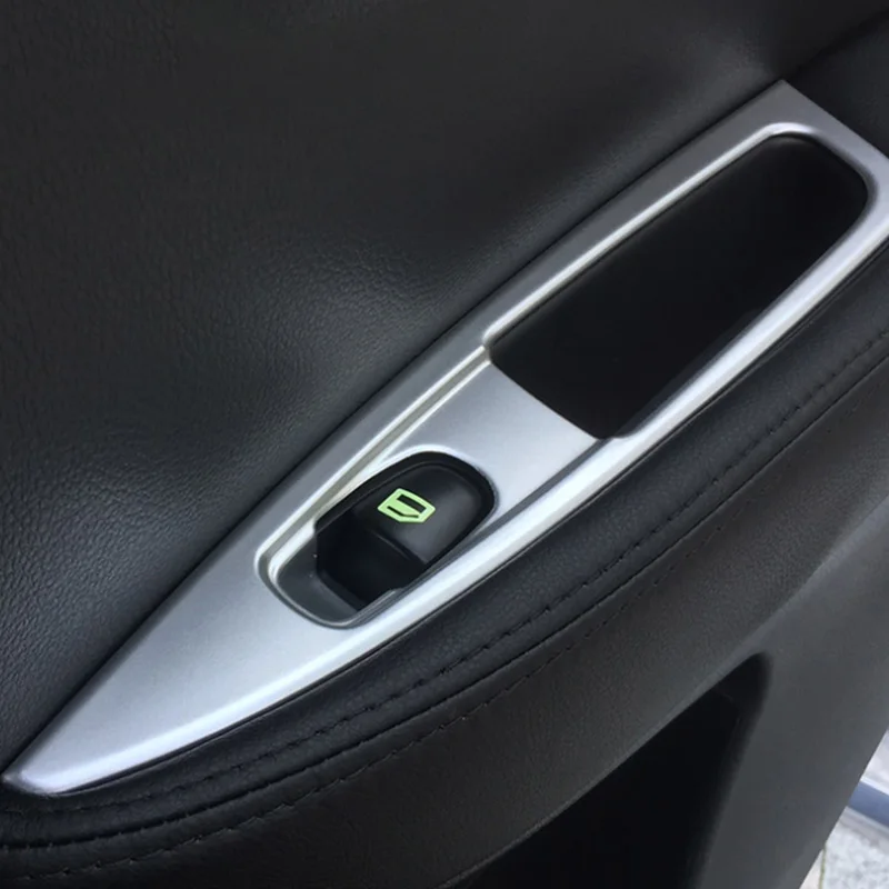 Для Nissan Qashqai автомобильный Стайлинг ABS хром подлокотник двери окна переключатель панель Крышка отделка