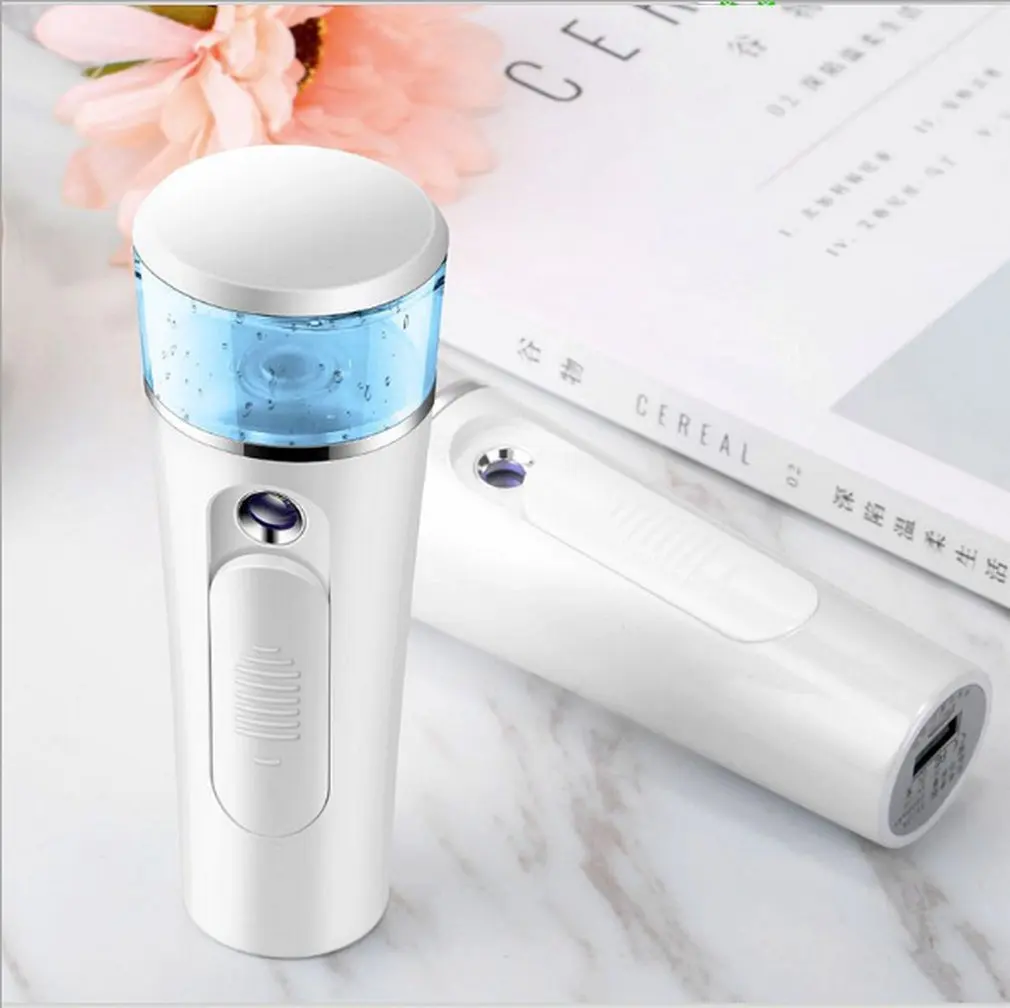 Portable USB Face Spray Beauty Instruments Mist Sprayer Facial Body Nebulizer Steamer Moisturizing Skin Care