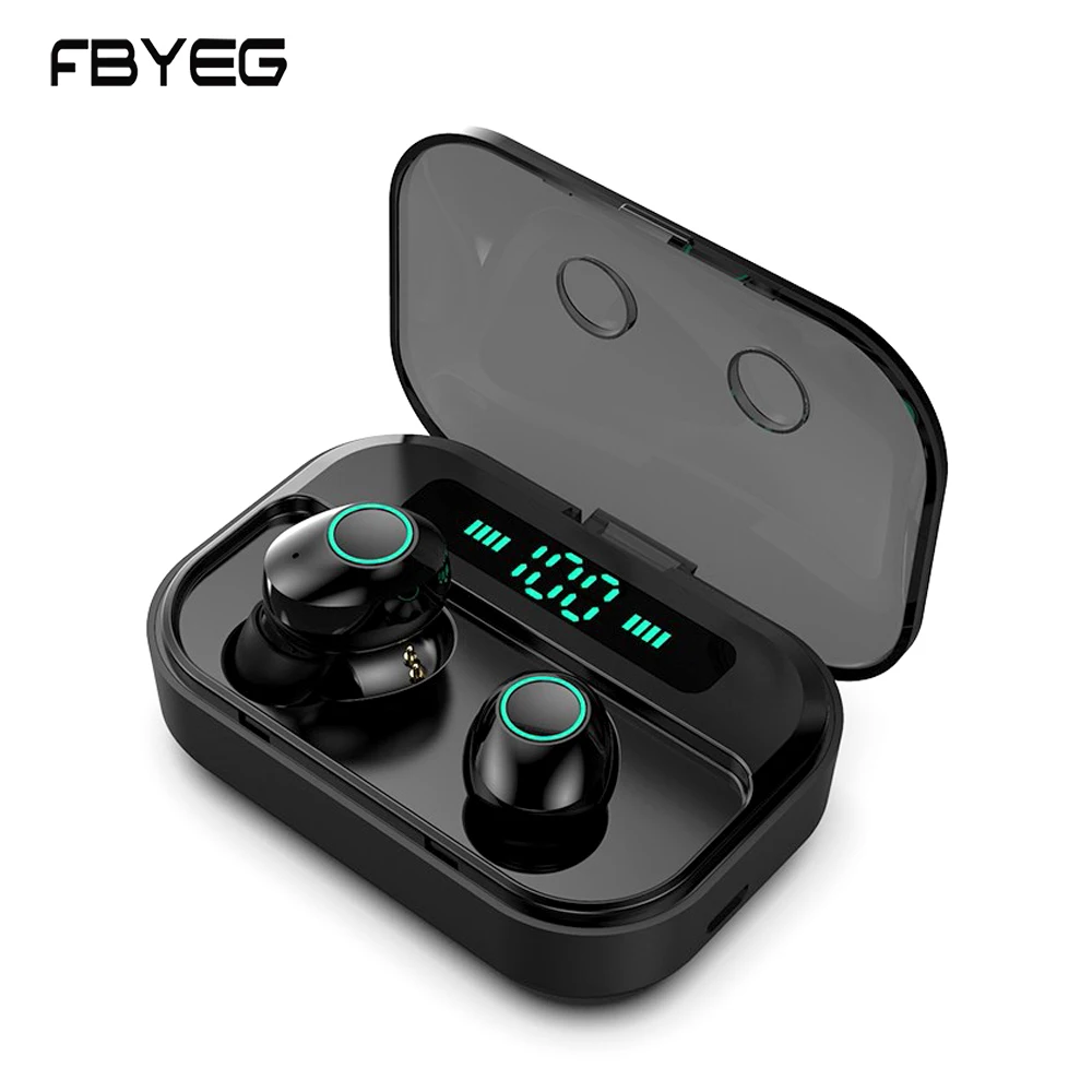 

FBYEG M7 X7 TWS Bluetooth V5.0 3D Wireless Sports Stereo Earphones with Dual Mic