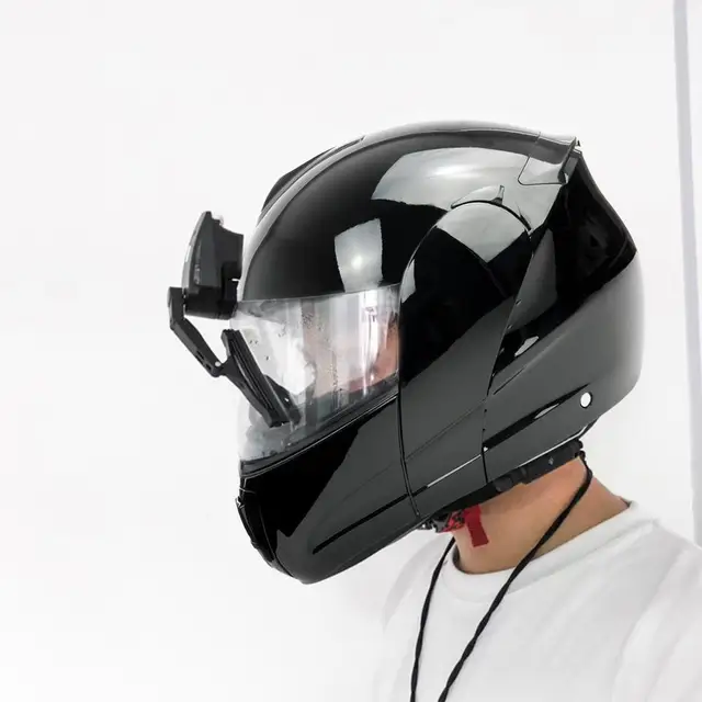 XiaoXIN Motorradhelm-Wischer, 2 W wasserdichter USB-Motorradhelm- Scheibenwischer, Mini-elektrischer Scheibenwischer: : Auto &  Motorrad