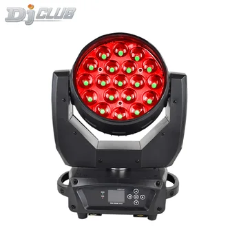 

Moving Head Wash Zoom 19X15W Mac Aura Back Light Lyre Beam Dj Light