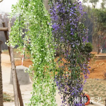 

Milan Leaf Soft Hanging Polygonum Multiflorum Soft Hanging Artificial Leaves Decoration Rattan Chlorophytum Imitation Flowers