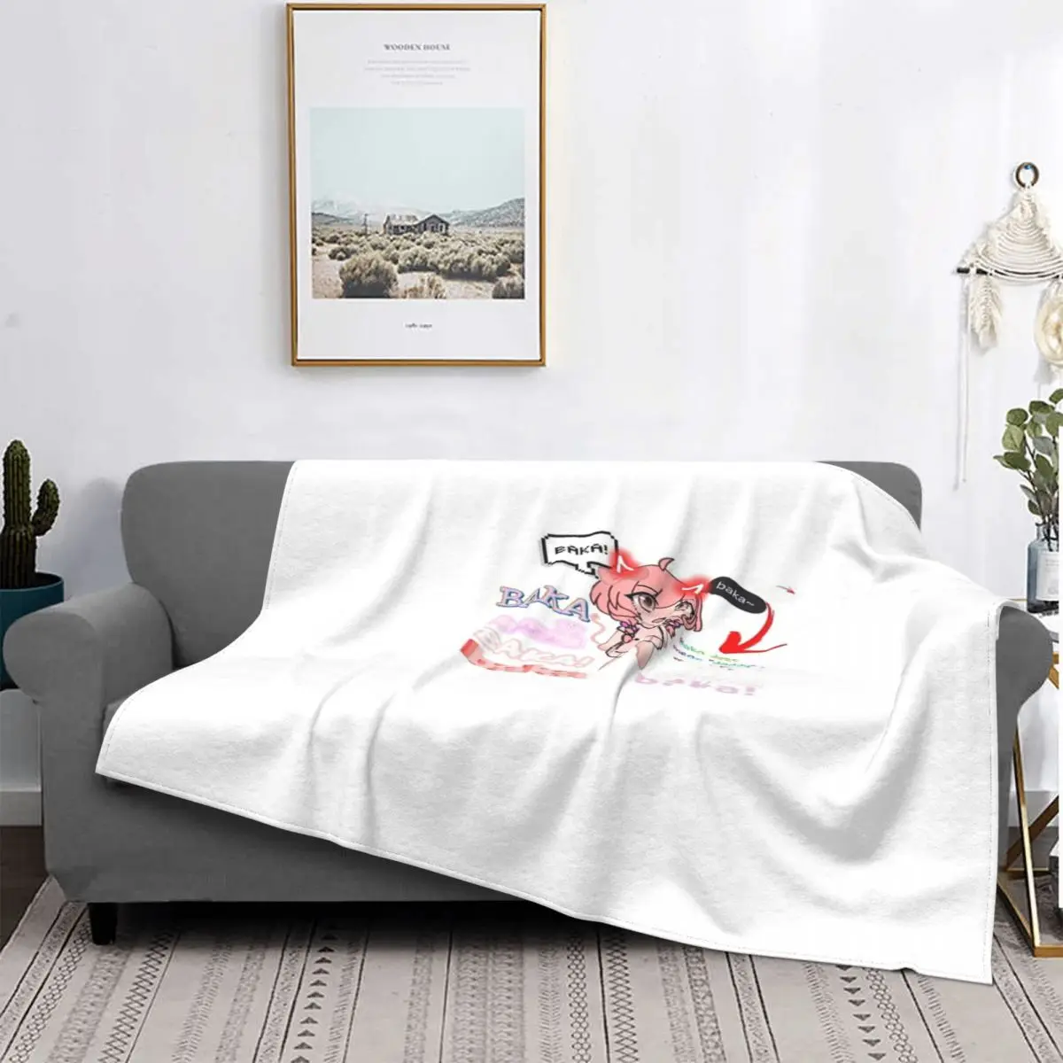 

Manta A cuadros para cama y sofá, manta de lana, ropa de cama y fundas