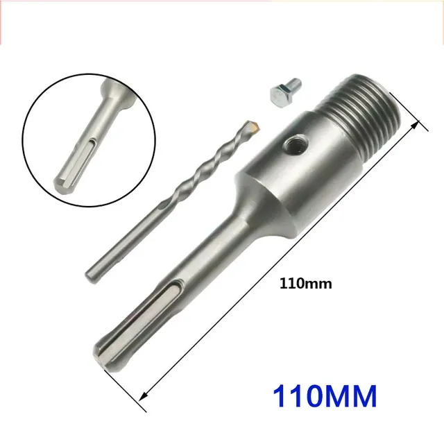 SDS Plus Wall Hole Saw Drill Bit Concrete Hole Saw with Round Shaft 30