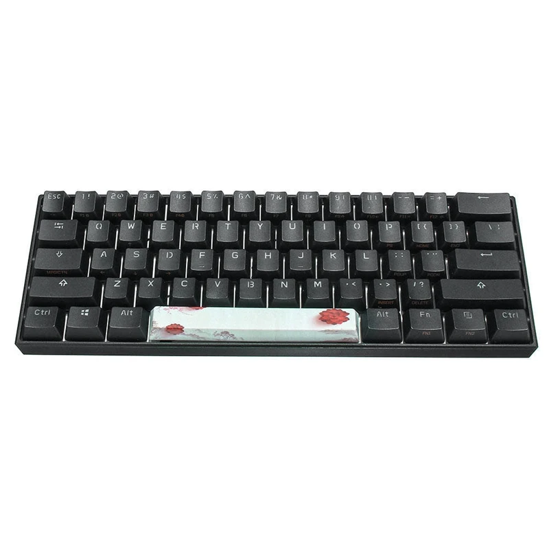 PBT Space Keycaps механическая клавиатура DIY Keycap(6.25U Space Keycap)-пион